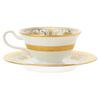 Noritake Georgian Palace Bone China Cup and Saucer (for Both Coffee and Tea), 220cc, T59587/4858