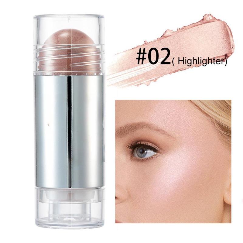 Хайлайтер Shimmer Stick для макияжа с блестками для контуринга, бронзатор, пудра, кремовая текстура, осветитель, палочка для женщин, косметические инструменты