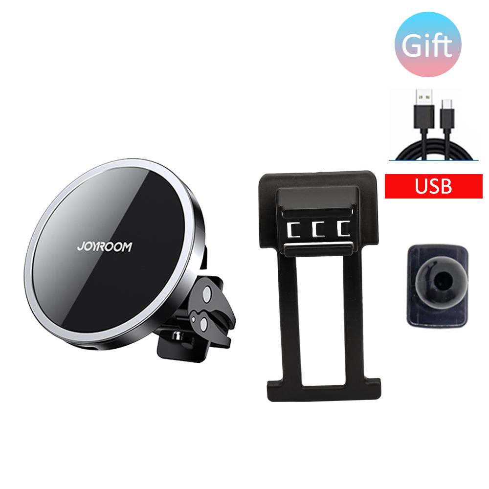 Car Mobile Phone Holder for Toyota Crown S200 2009~2012 Magnetic Air Vent Clip Support Wireless Charging Tray Accessories iPhone