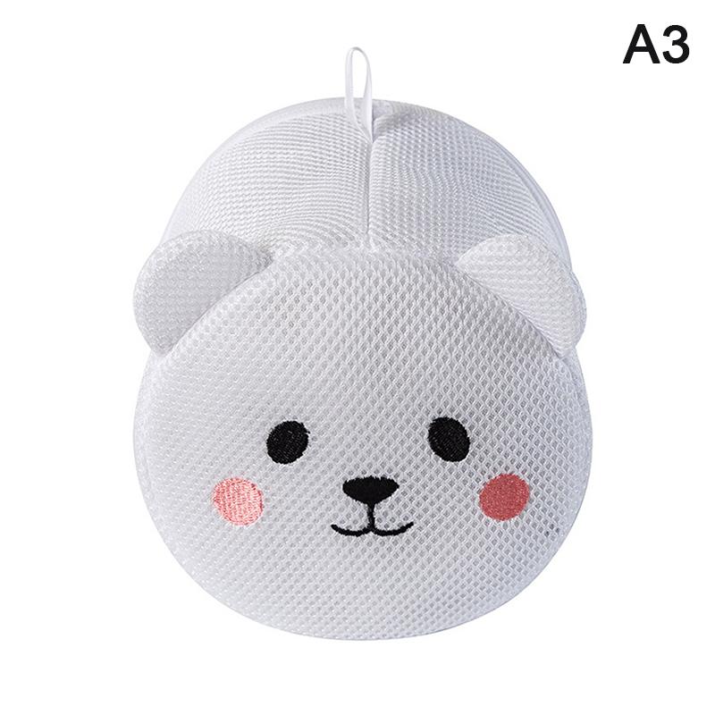 Cute Rabbit Laundry Bag Anti-Deformation Mesh Washing Pouch For Bras, Underwear, Lingerie Machine-Wash Special Home Travel Use