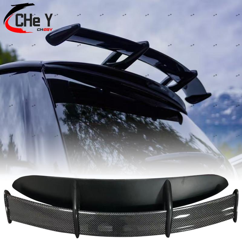 For Mini cooper 06-13 R56 Ver.2.11/2.12 Type B JCW Style FRP Carbon Fiber Roof Spoiler Rear Wing Exterior Body kits GT Spoiler