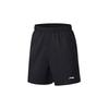 Li Ning Badminton Series однотонные спортивные шорты с прямыми штанинами с логотипом черного цвета AAPT549-1