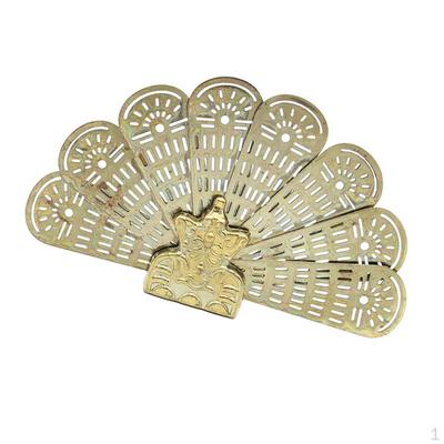 1/12 Scale Vintage Fireplace Cover Background Fan Home Decor