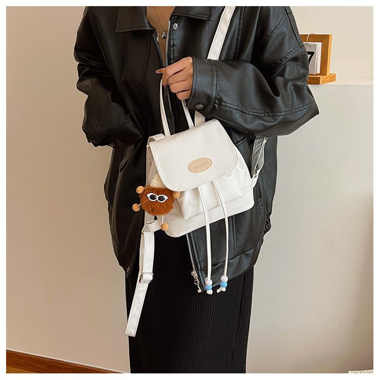 Denim-Rucksack aus Kunstleder für Damen, Niedliche Mini-Umhängetasche im Vintage-Stil, Trendige Streetwear-Crossbody-Tasche