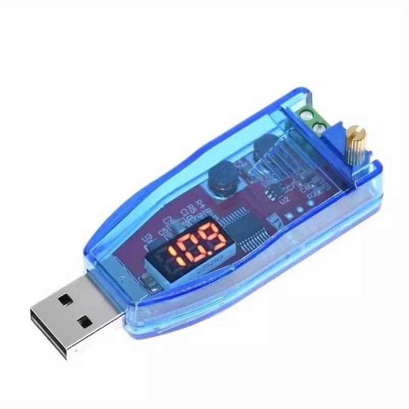Dc-Dc 5V To 3.3V 9V 12V 24V Usb Step Up / Down Power Supply Module Adjustable Boost Converter Out Dc 1.0V-24V With Case