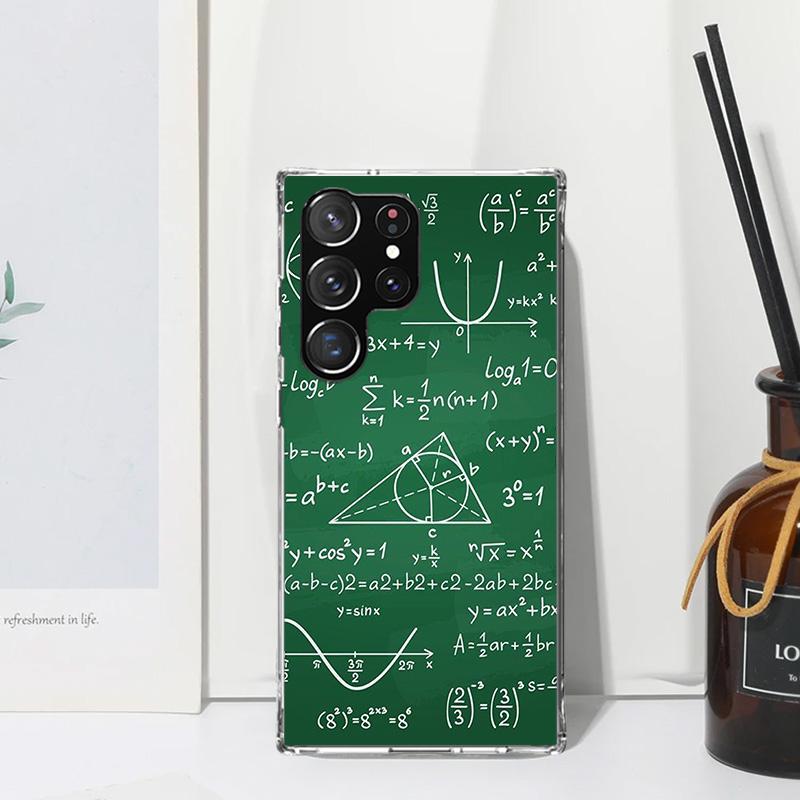 Physik Chemie Mathematik Handyhülle Für Samsung Galaxy S25 S24 S23 S22 Ultra S21 FE S20 Plus S10 + S10E Kunst Fundas Rückseite Abdeckung