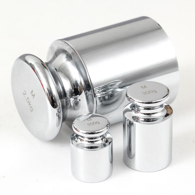 M1 Standard Kalibriergewichtssatz: 50g, 100g, 1kg Hochpräzise Stahl Verchromte Gegengewichte