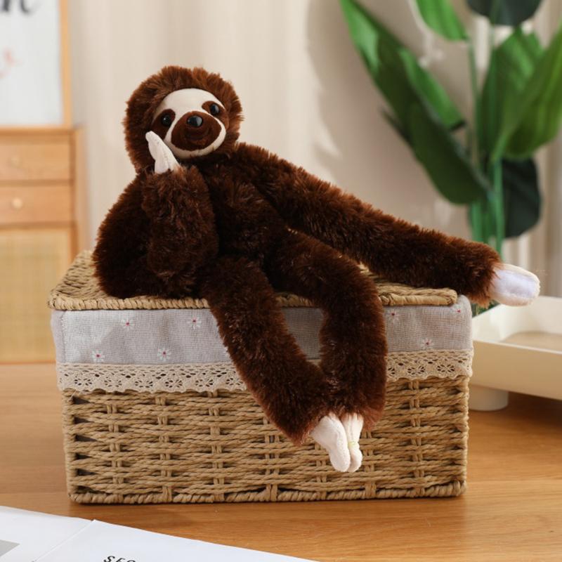 3545Cm Peluche Animali Madre-Figlio Braccia Lunghe Liscio Lemure Orangutan Scimmia Scimpanzé Bradipo Peluche Ripieno Regalo