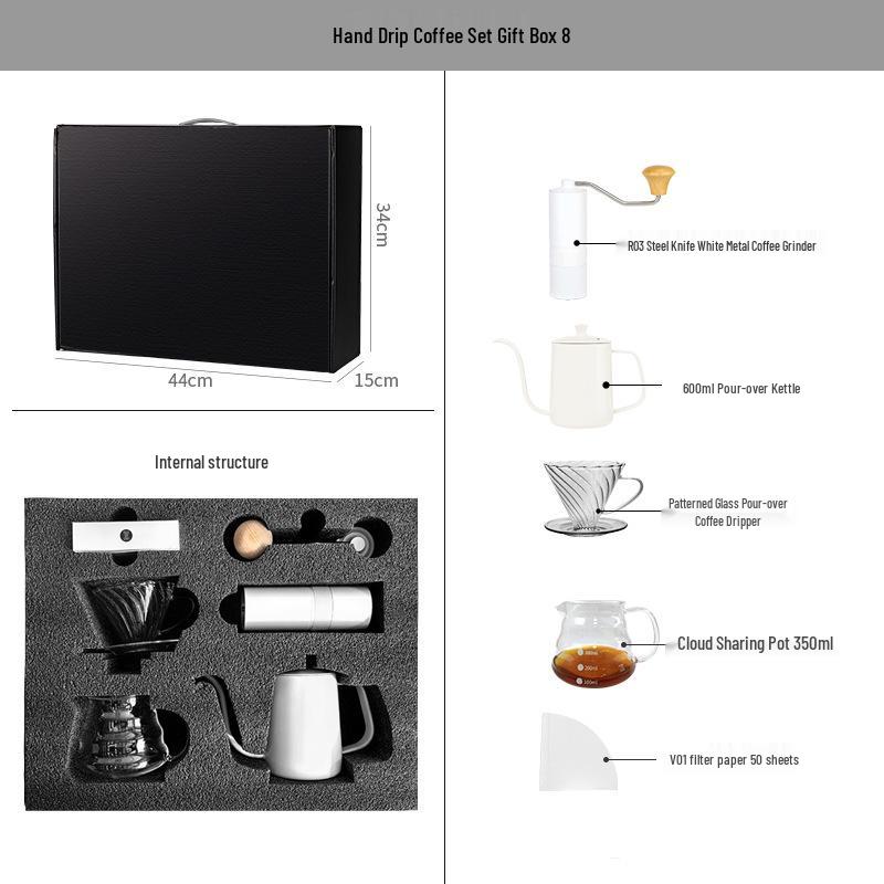 Premium Coffee Pour-Over Gift Set - Complete Utensil Collection