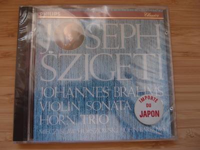 CD JOSEPH SZIGETI, JOHANNES BRAHMS - Violin Sonata N.2 - Horn Trio 32CD3041 Philips Classic Japan Classical Used