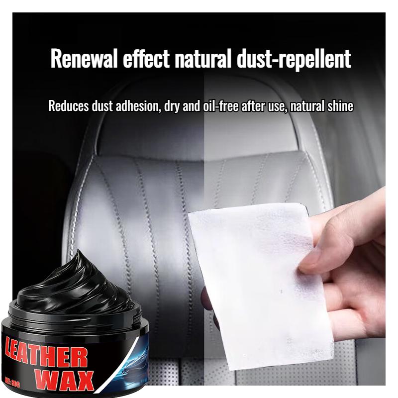 Car Leather Cleaning Care Agent Car Seat Polishing Care Care Oil Cream Leather Boots Care Agent Car Interior Cleaning Care Cream