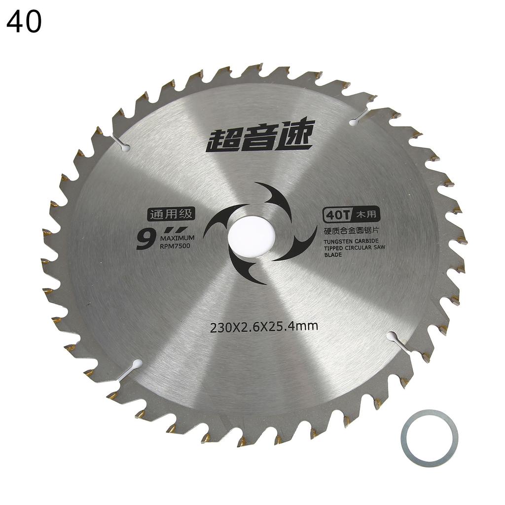 1Pc 9" Circular Saw Blade Woodworking Cutting Disc For Wood Plastic 40T 60T New 1Pc 9" Circular Saw Blade Woodworking Cutting Disc For Wood Plastic 40T 60T New