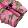 4Colors Pet Jacket Camouflage Bowknot Winter Fall Warm Cotton Cat Dog Clothes Apparel Costumes