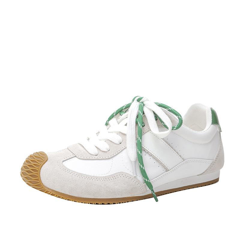 

2025 new color matching inner height increase moral training shoes women s versatile mandarin duck double shoelaces Forrest Gump shoes women s leisur 34