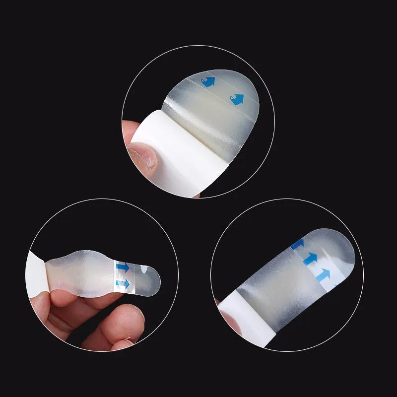 10pcs Adhesive Hydrocolloid Gel Blister Plaster Heel Anti-wearing Heel Sticker Pedicure Patch Plaster Foot Care Tools
