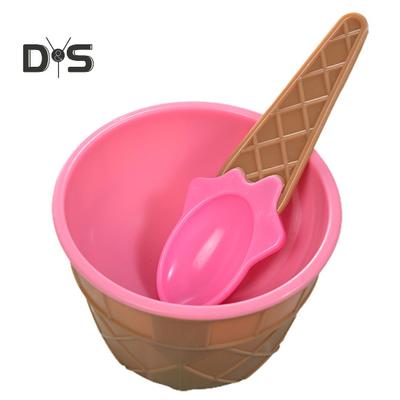 Cucchiaio da gelato per bambini senza BPA, durevole, per uso alimentare, per torta, ciotola per gelato