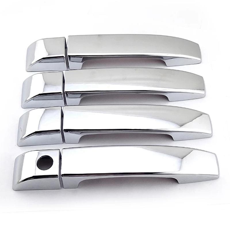 Silver Door Handle Covers Trim For Land Rover Range Rover L322 2002-2012