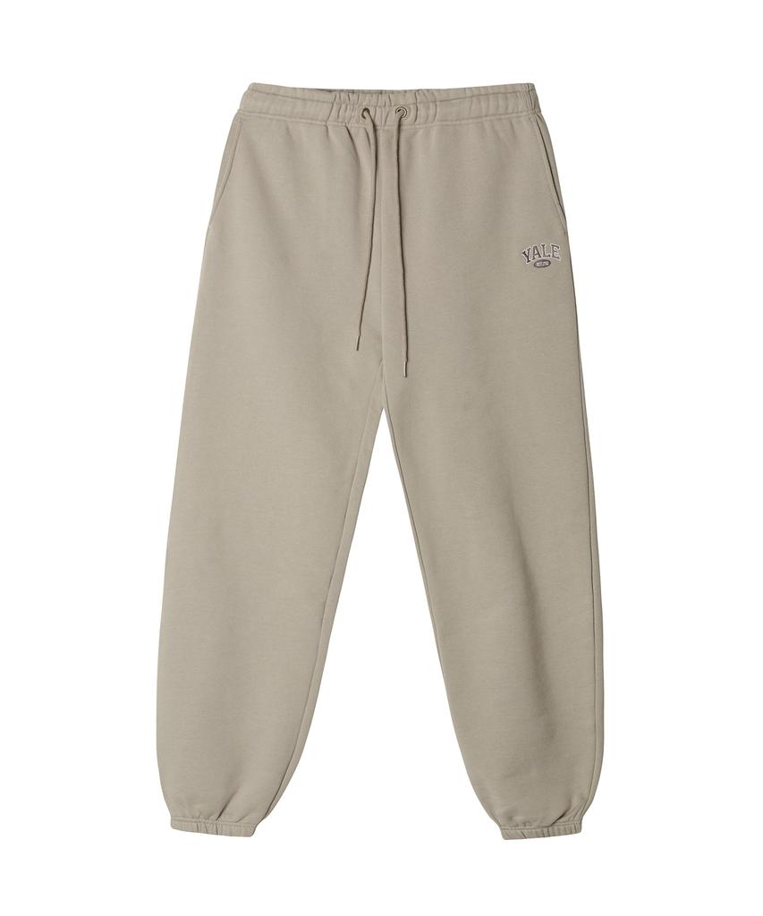 YALE Small Two-Tone Arch Sweatpants_Beige