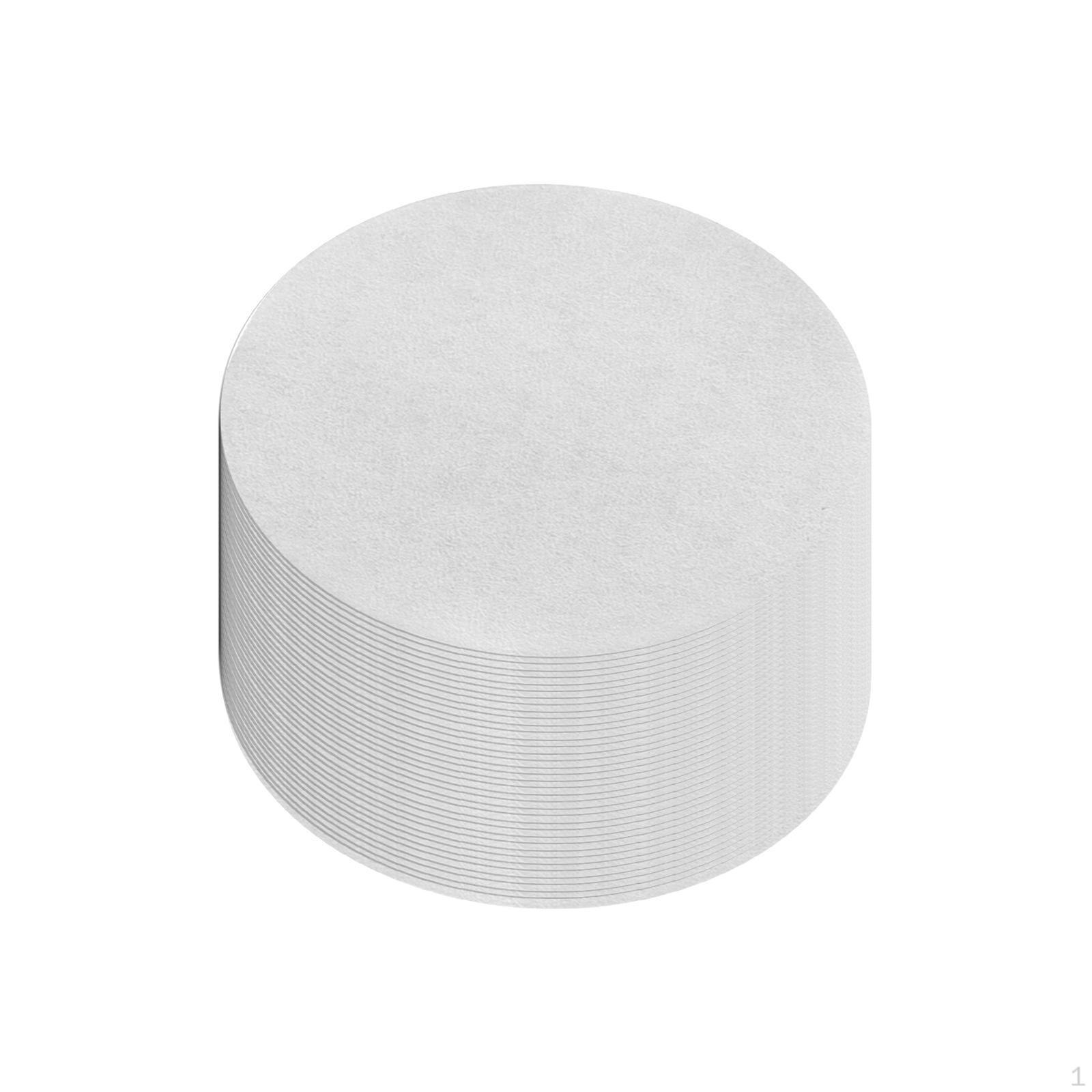 100 штук круглых бумажных фильтров для кофе, ситечко для отеля, кафе 51mm