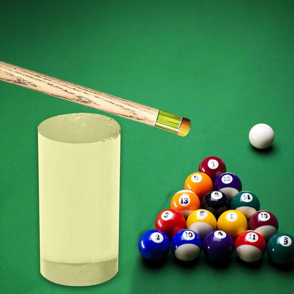 Acrylic Pool Cue Tip, Easy to Install, High Performance, Portable, Billiard Accessories