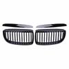 Car Front Bumper Grilles for BMW E90 E91 3 Series 323I 328I 335I 330I 325I 05-08 ABS Pulleco Grille Racing Grill Gloss Black