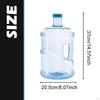 Water Container Dispenser Bottle Food Grade with A Spare Lid Carrier Jug for Emergency Outdoor