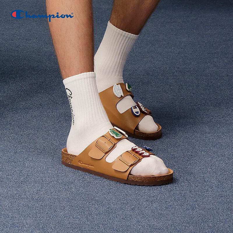 

Champion Unisex Double-Strap Cork Slippers 38