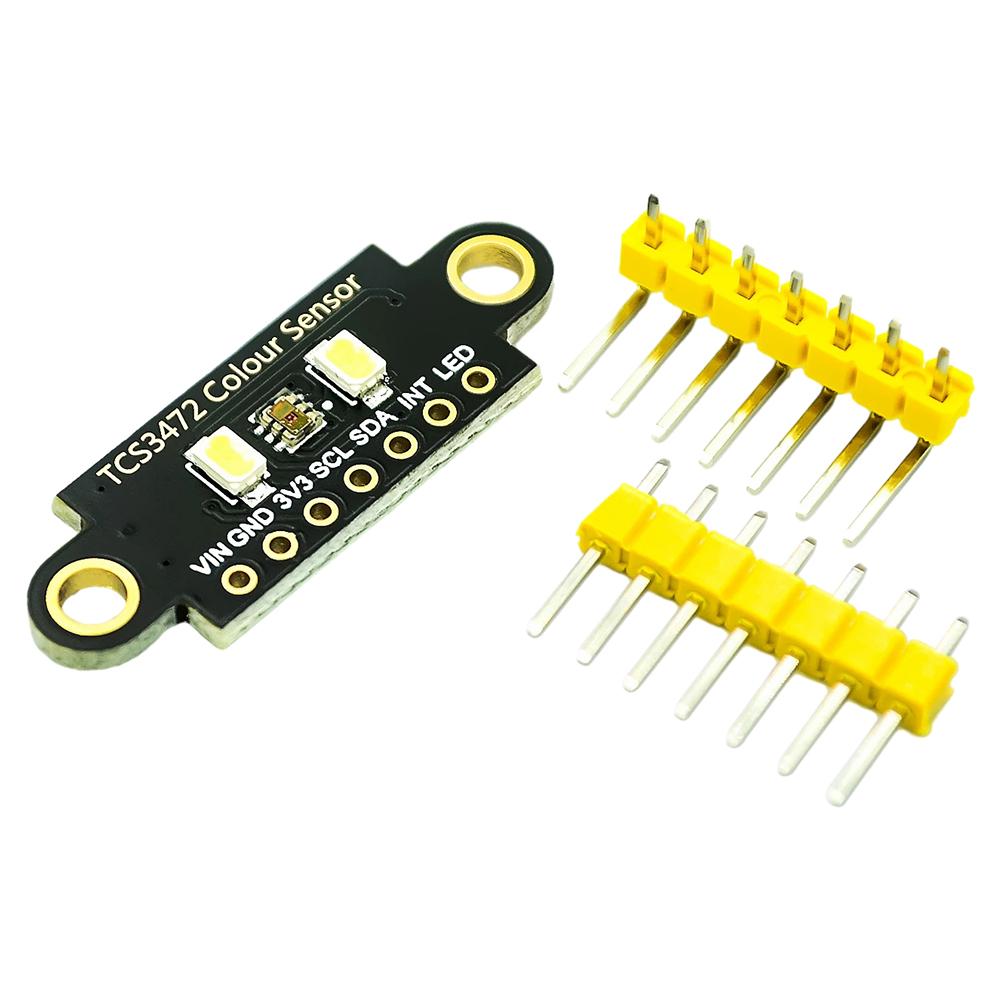 TCS34725 Color Sensor Recognition Module IIC RGB Color Detector Sensor Module 3.3V/5V Bright Light Sensor for Arduino STM32