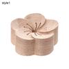 1Pc Diffused Wood Aroma Essential Oil Diffuser Essential Oil For Sleep Flower Shape Wooden Essential Oil Aromatherapy Car Supply Air Fresheners 2