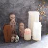 DIY Halloween Czaszka i Dynia Silikonowa Forma - 3 w 1 Duch, Twarz i Trumna Świeca Ozdoby