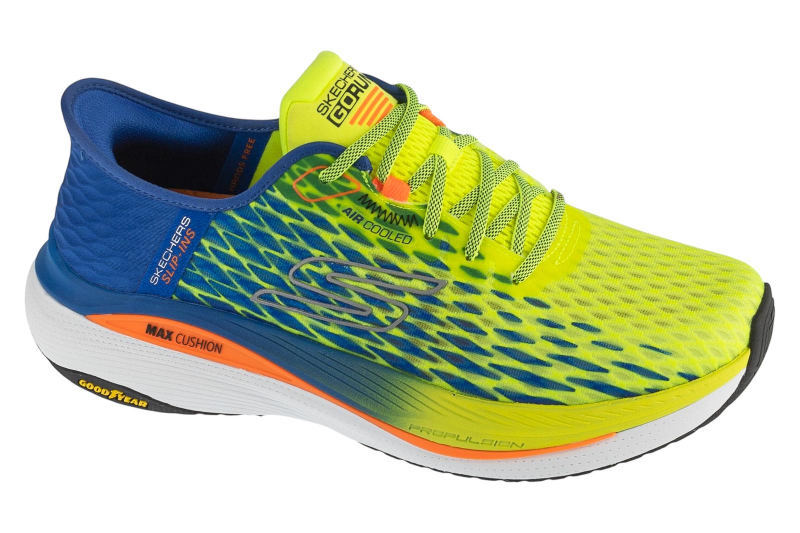 Skechers Slip-Ins: Maximale Dämpfung und Vortrieb - Vitalität, Herren Laufschuhe gelb 47 gelb