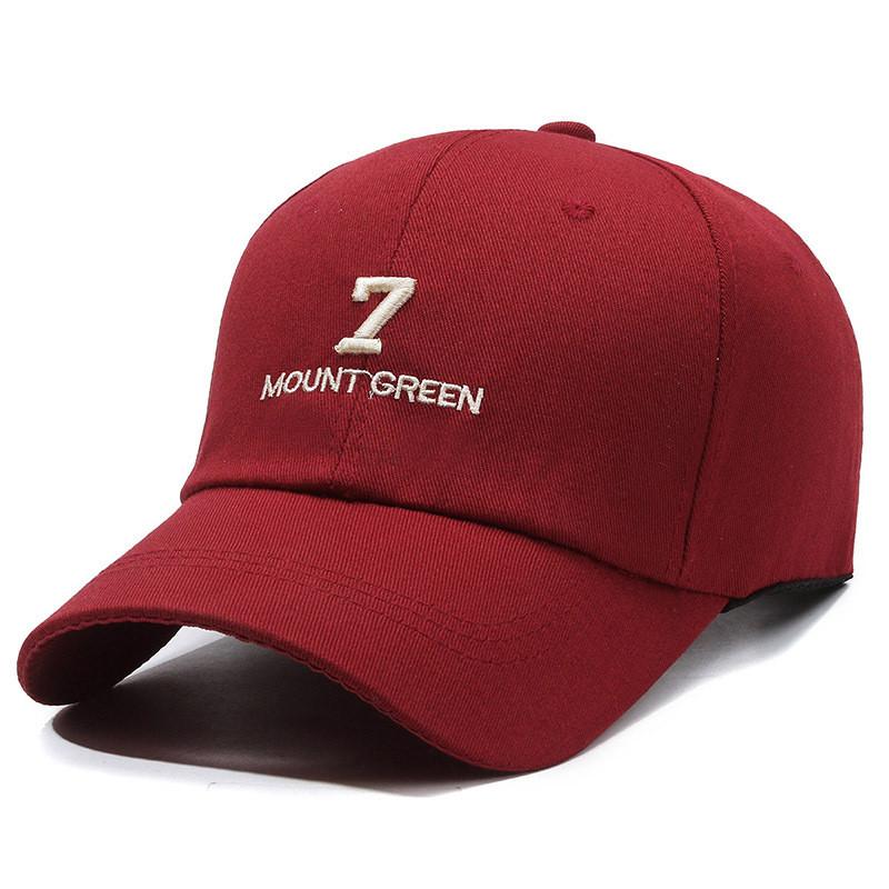 Mount 7 Embroidery Green Baseball Cap Peaked Caps Outdoor Sun Hat Gift Casual