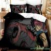 3D Print Fairy Tail Anime Bedding Set Duvet Cover Bed Set Quilt Cover Pillowcase Comforter King Queen Size Boys Adult Bedding