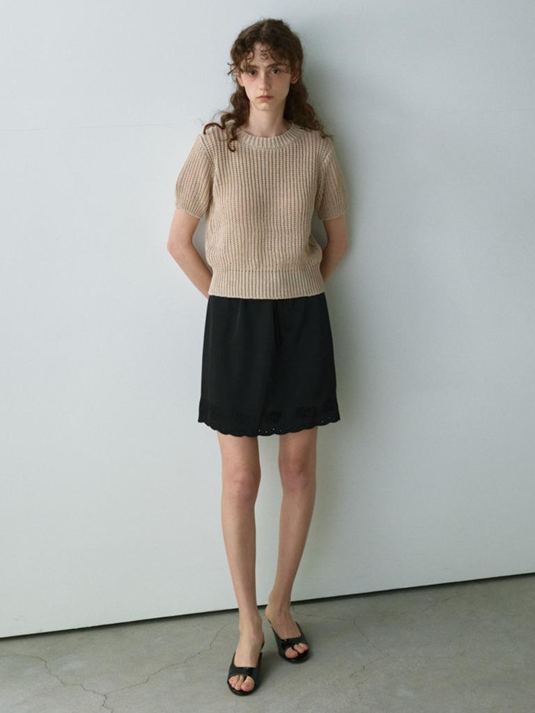 NOEUD Paper Round Knit (Beige)