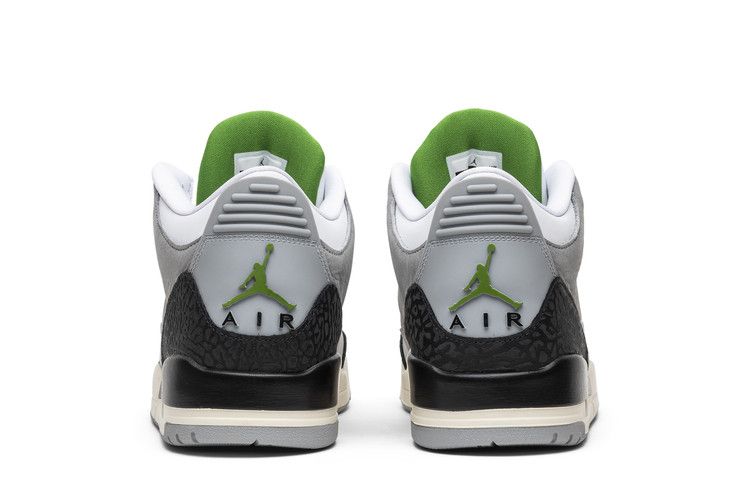 Men's Sneakers Nike Jordan 3 Retro Chlorophyll Light Smoke Grey/Chlorophyll-Black-White