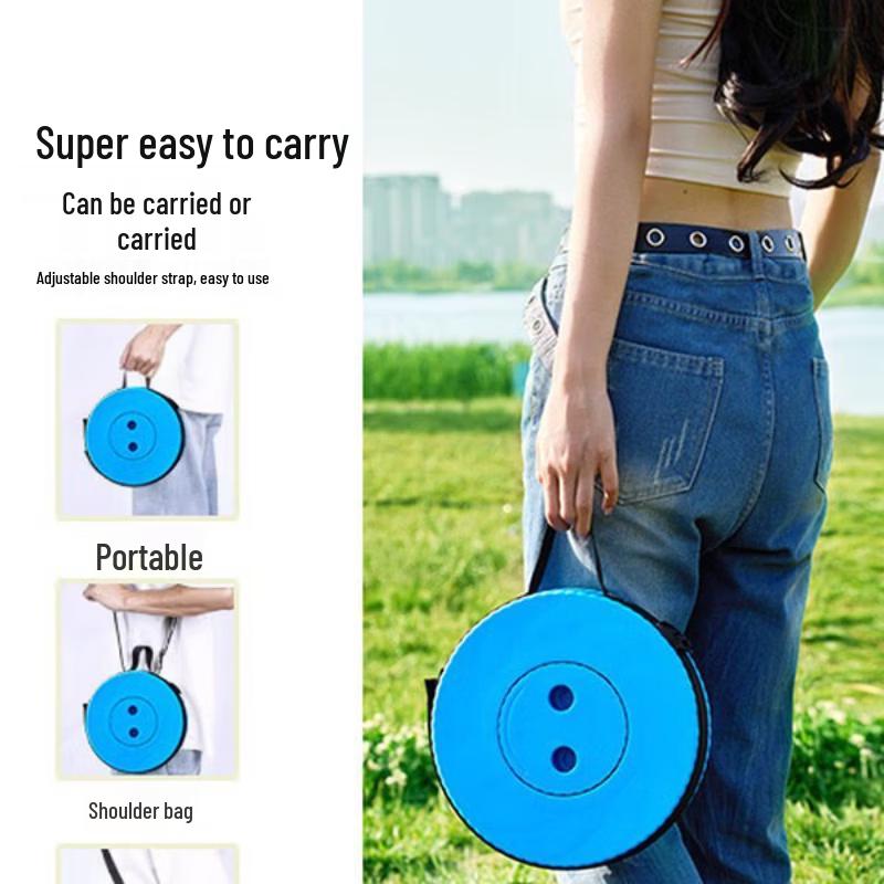 Suncojia Outdoor Portable Adjustable Folding Stool