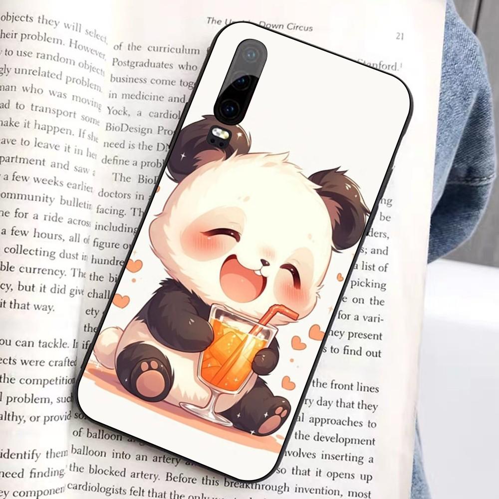 Cartoon Lovely Panda Phone Case For Huawei Honor 10 Lite 9 20 7A 9X 30 50 60 70 Pro Plus Soft Silicone Cover