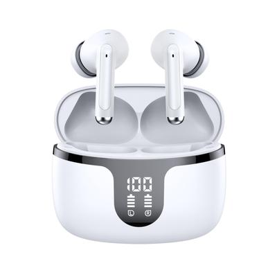 2026 [Bluetooth 5.4 Earphones with Enhanced Sound Quality] Wireless Bluetooth Earbuds, In-Ear, ENC Call Noise Cancelling, LED Display, with