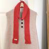 Scarf atmosphere new fashion long thin baguette dopamine color knitted wool scarf scarf