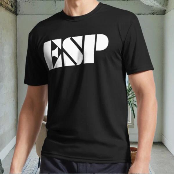 New EESP Guitars - Active Logo Men s Black T shirt Funny Size S to 5XL 2XL
