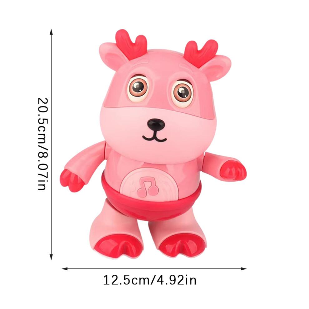 Interactive Dancing Cow Toy with MusicSynced Moves and ColorChanging LED Lights for Toddlers