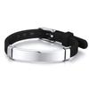 Personalizza Braccialetti ID Medico di Allerta Personalizzati per Ragazzi Ragazze Acciaio Inossidabile Antiallergico Silicone Info di Promemoria di Emergenza