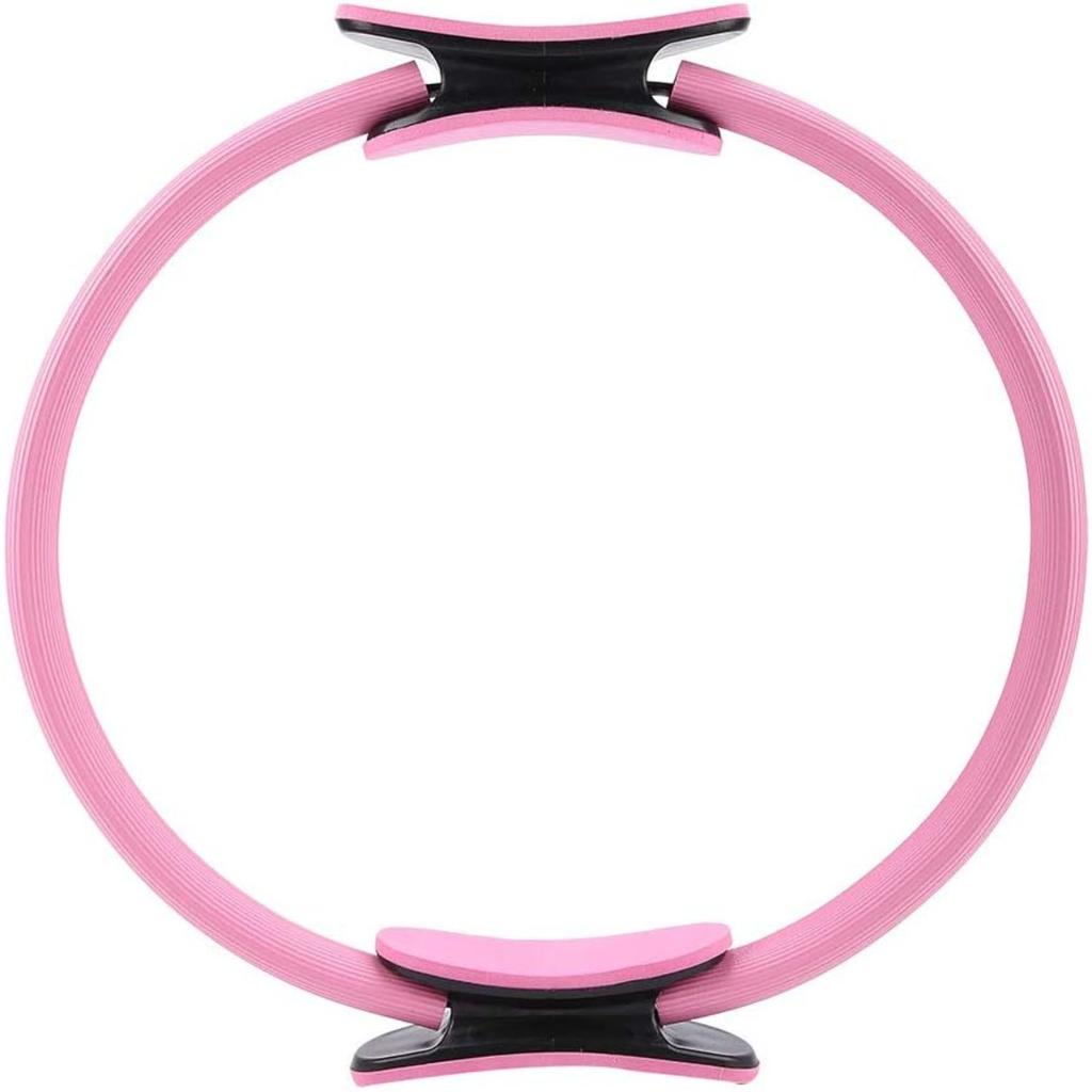 Anello Pilates Cerchio, Anello Fitness Cerchio Magico, 4 Colori 1,4 pollici Anello Yoga a Doppia Presa Cerchio di Resistenza per Cosce e Gambe Fitness