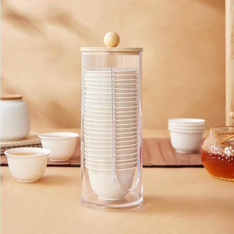 ZISIZ Disposable Rice Husk Portable Tea Set