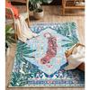 Boho Vintage Tiger Tropical Jungle Area Rugs Accent Oriental Carpet for Bedroom Kitchen Living Room Indoor Entrance Doormat
