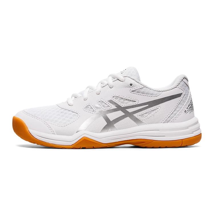 New Asics Upcourt 5 GS 'White Pure Silver' 1074A039-101