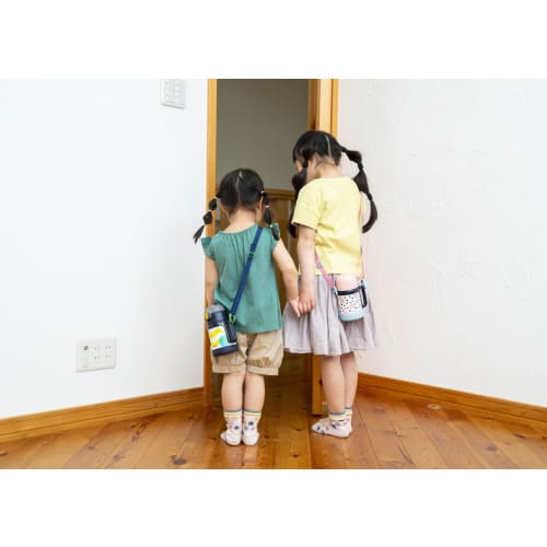 The-peacock Thermos Industry (The-peacock) Peacock Water Bottle, 0.36L/0.4L, 2-way Insulated, Stainless Steel Thermos Bottle, for Kids, One-Touch Cup,