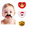 Thumb Baby Silicone Pacifier Big Black Moustache Weaning Tool Prop Halloween
