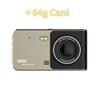 4-inch Dashcam, Dual-lens Touchscreen, 1080P HD Night Vision Car DVR