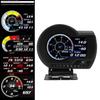 LUFI XF OBD2 Gauge Display English Version Digital Boost Revolution Instrument Car Pressure Afr RPM EXT Oil Meter Alarm Light